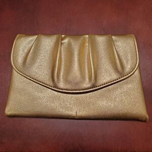 Elegant Gold Clutch Bag